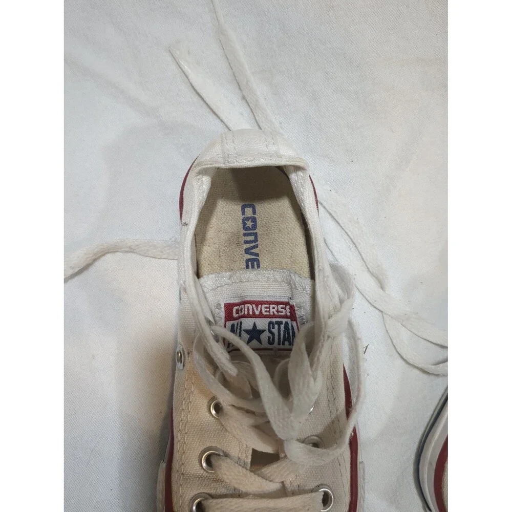 Converse kids size 11 white tennis shoes All Star sports Summer classic sneaker